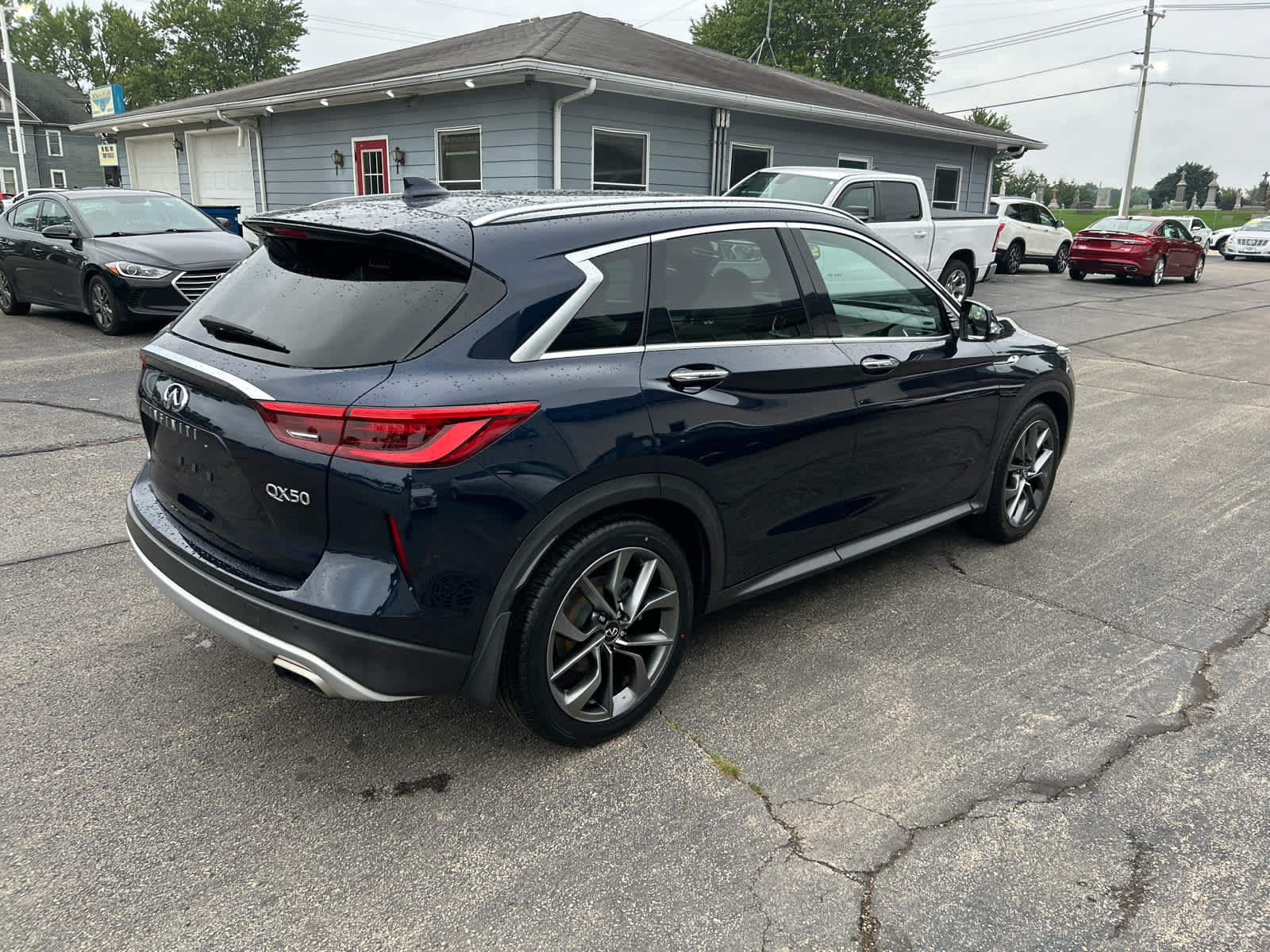 Used 2021 INFINITI QX50 Autograph w/ Premium White Leather Package AWD/4WD image 5