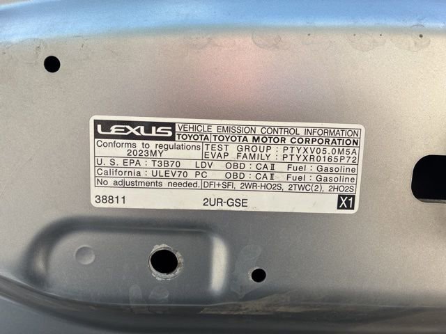 Used 2023 Lexus IS 500 w/ Accessory Package RWD image 47