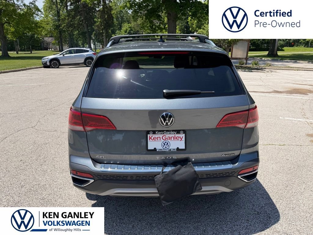 Certified 2023 Volkswagen Taos SEL w/ Black Wheel Package AWD/4WD image 6
