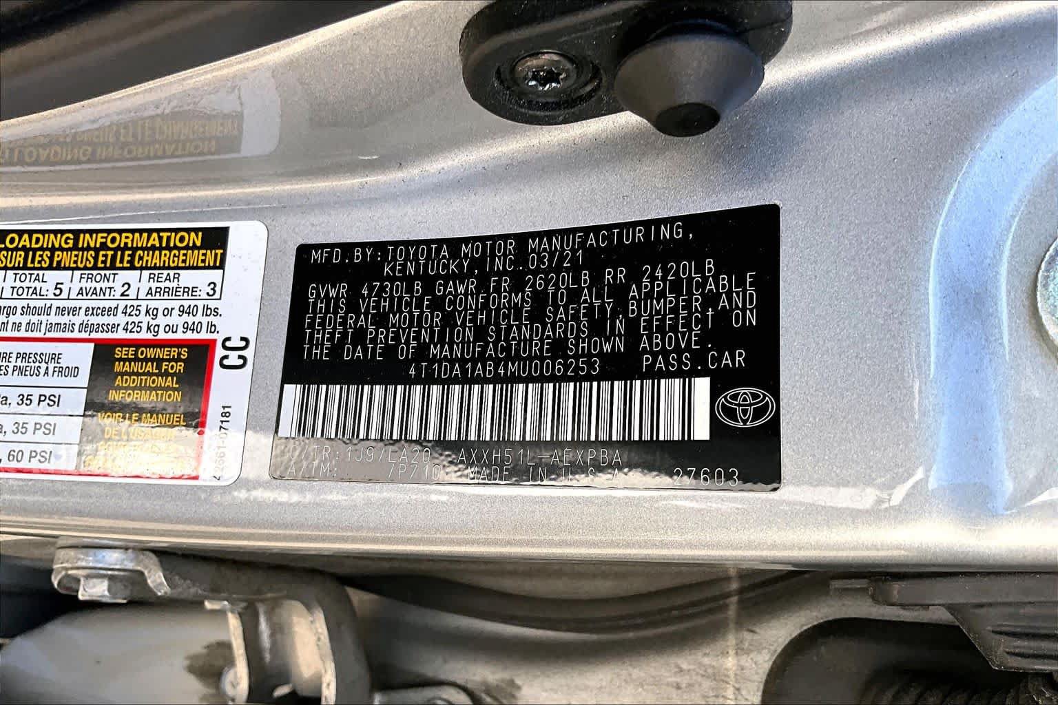 Certified 2021 Toyota Avalon Limited w/ Advanced Safety Package FWD image 34