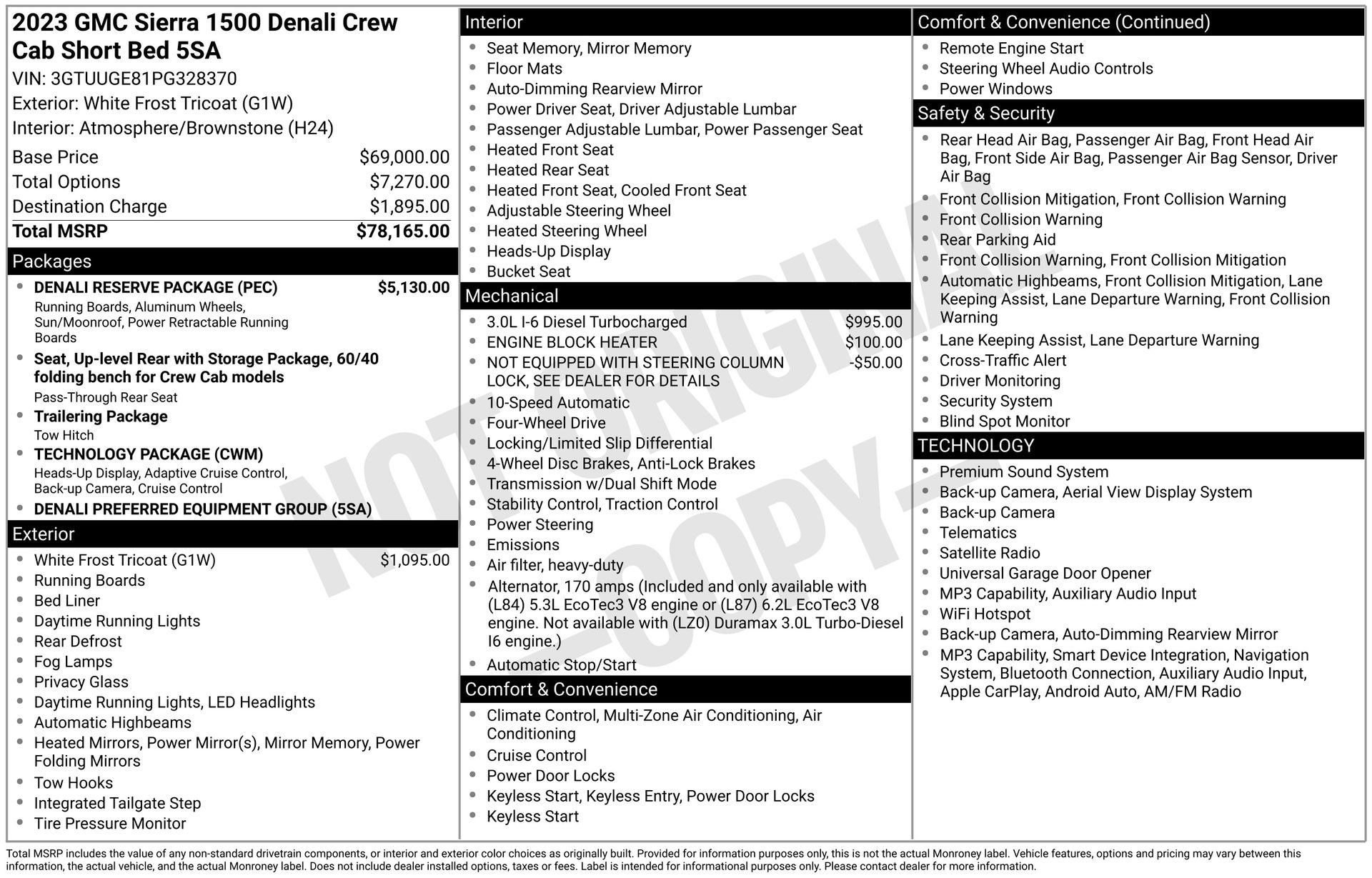 Used 2023 GMC Sierra 1500 Denali w/ Denali Reserve Package AWD/4WD image 41