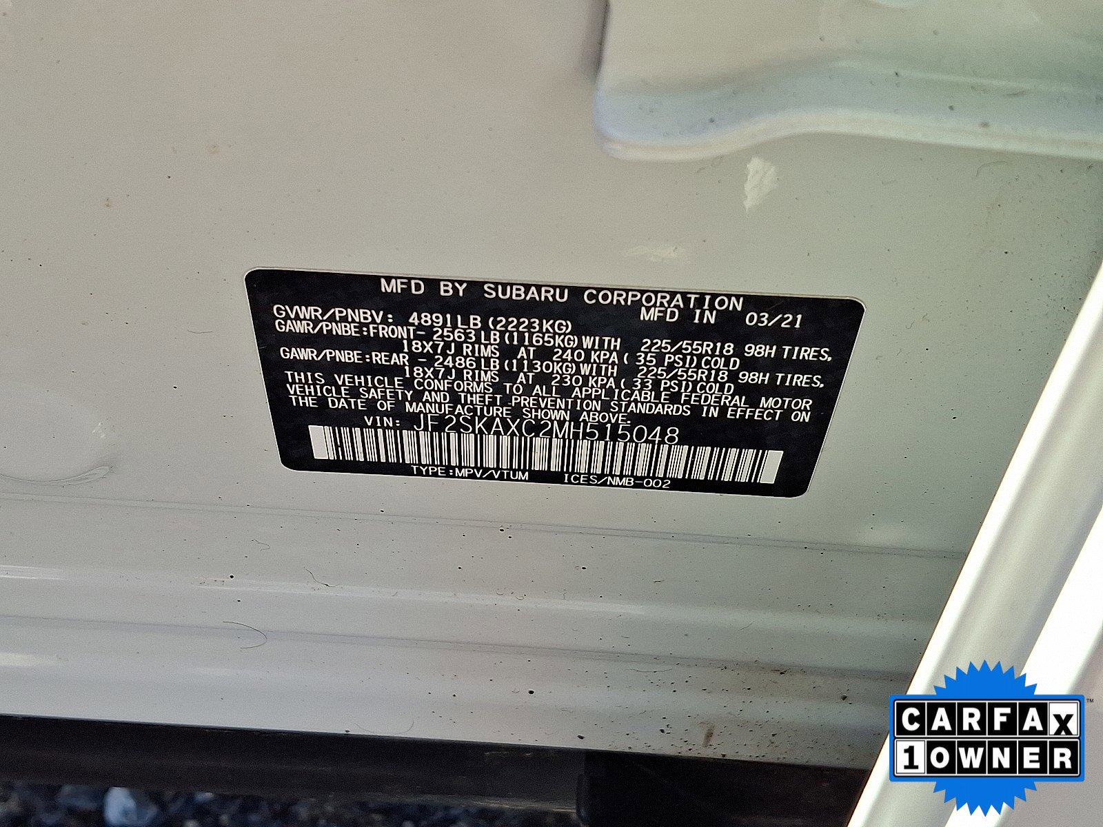 Used 2021 Subaru Forester Touring w/ Popular Package #2 AWD/4WD image 58