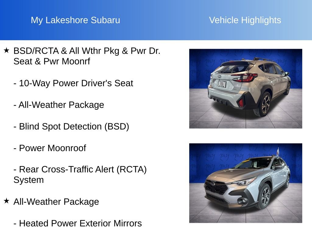 Certified 2025 Subaru Crosstrek 2.0i Premium image 7