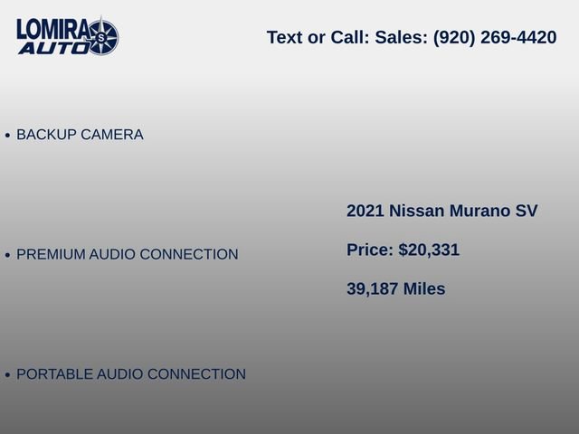 Used 2021 Nissan Murano SV AWD/4WD image 7
