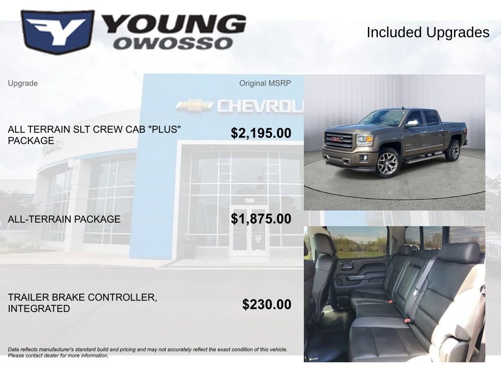 Used 2015 GMC Sierra 1500 SLT AWD/4WD image 4