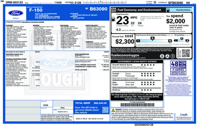 Certified 2025 Ford F150 King Ranch w/ FX4 Off-Road Package AWD/4WD image 5