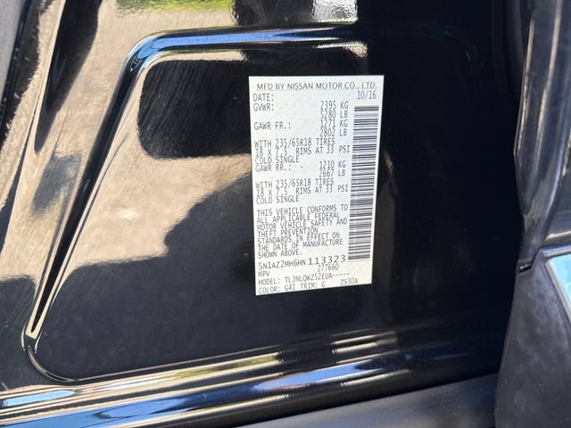 Used 2017 Nissan Murano SV AWD/4WD image 16