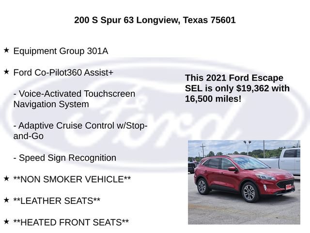 Used 2021 Ford Escape SEL FWD image 5