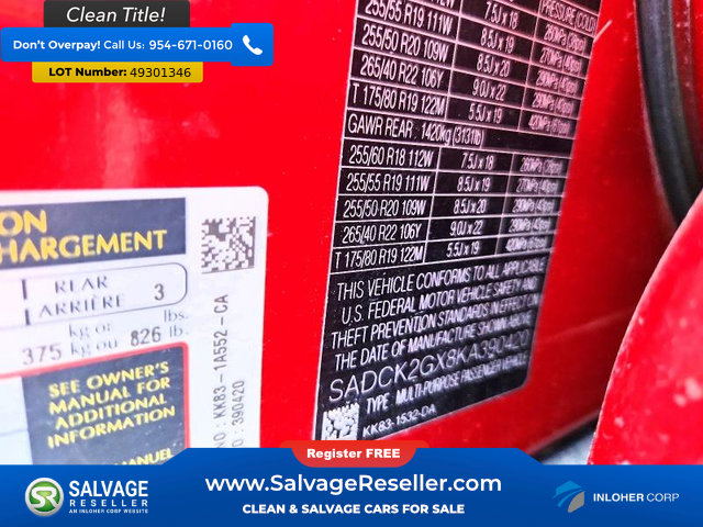 Used 2019 Jaguar F-PACE Prestige AWD/4WD image 17