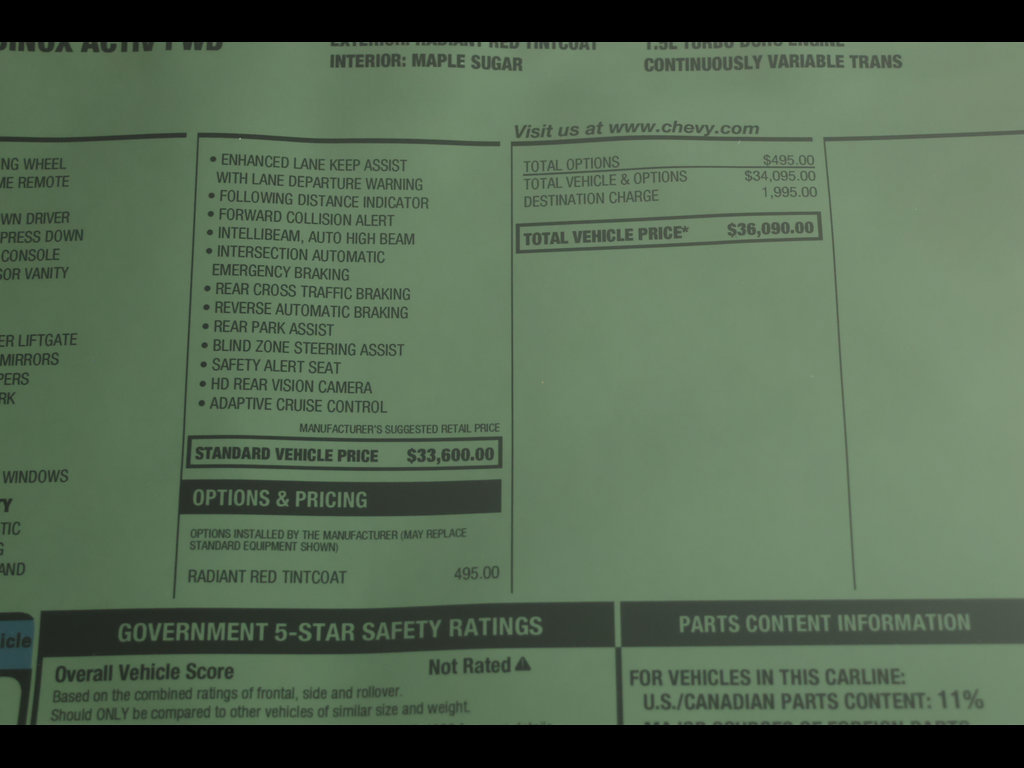 New 2026 Chevrolet Equinox ACTIV FWD image 24