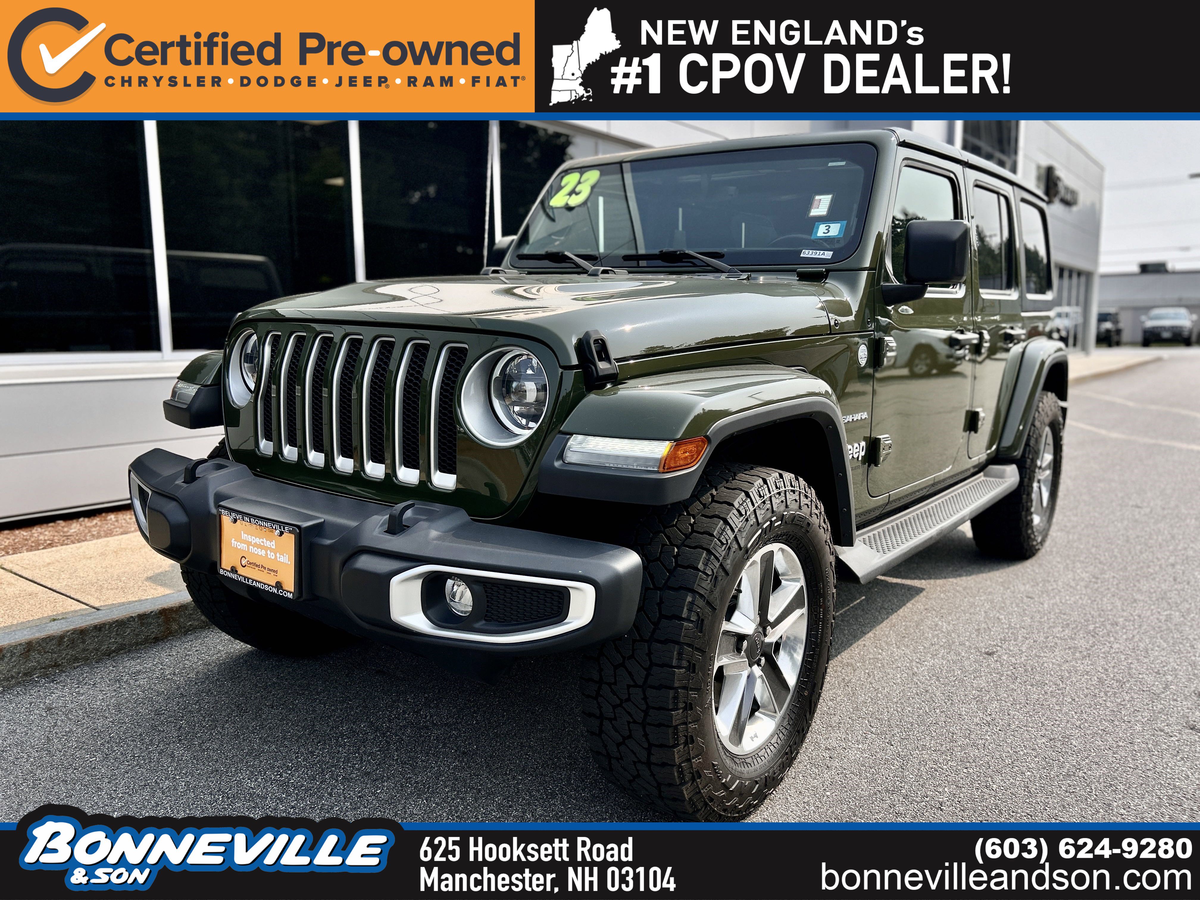Certified 2023 Jeep Wrangler Sahara w/ Dual Top Group