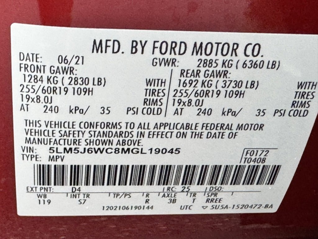 Used 2021 Lincoln Aviator 2WD image 44