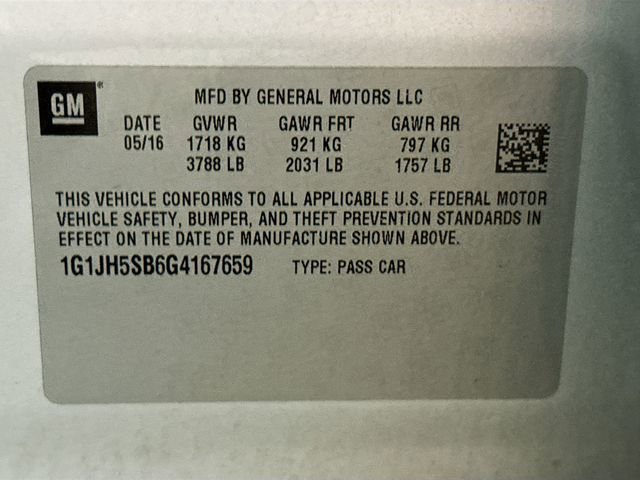 Used 2016 Chevrolet Sonic RS w/ Driver Confidence Package image 31