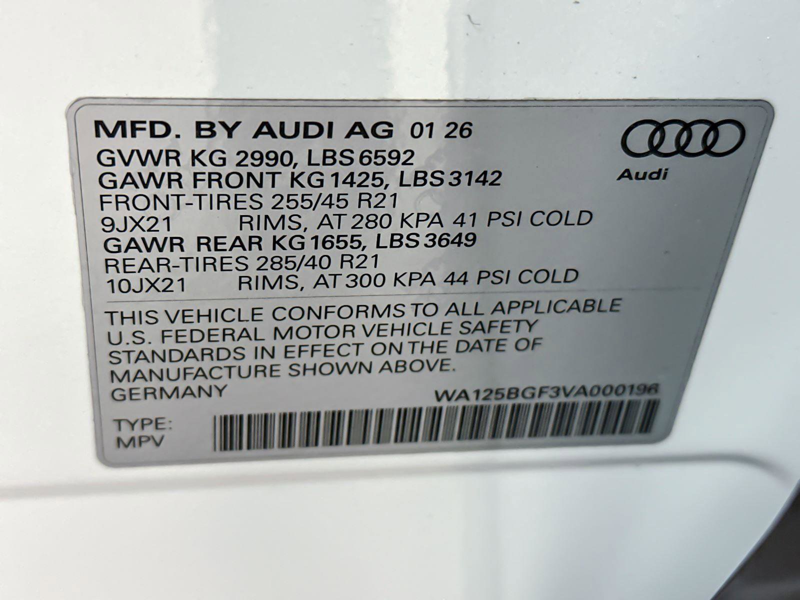 New 2027 Audi SQ6 e-tron Premium Plus AWD/4WD image 27