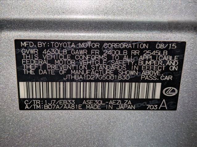 Used 2016 Lexus IS 200t w/ F Sport Package RWD image 27
