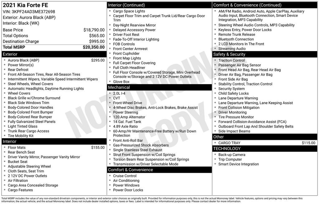 Used 2021 Kia Forte Sedan image 4