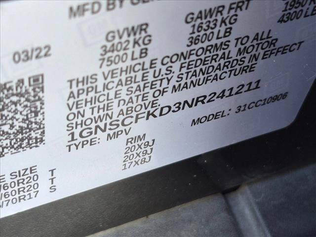 Used 2022 Chevrolet Suburban Premier RWD image 15