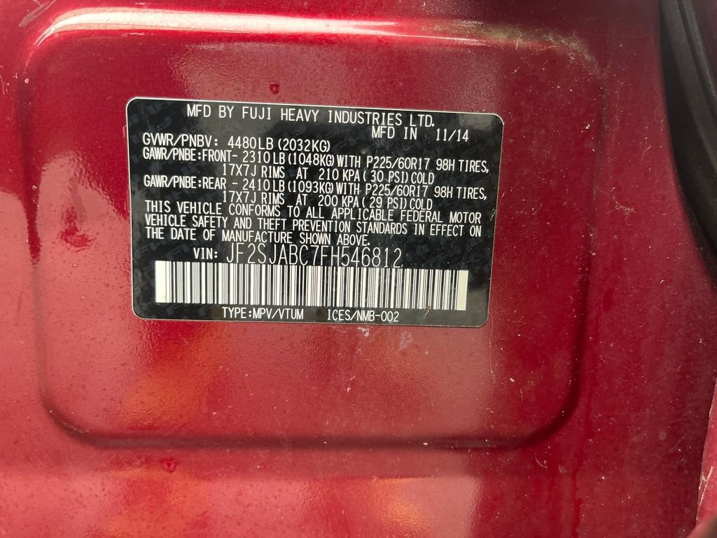 Used 2015 Subaru Forester 2.5i w/ Alloy Wheel Package image 31