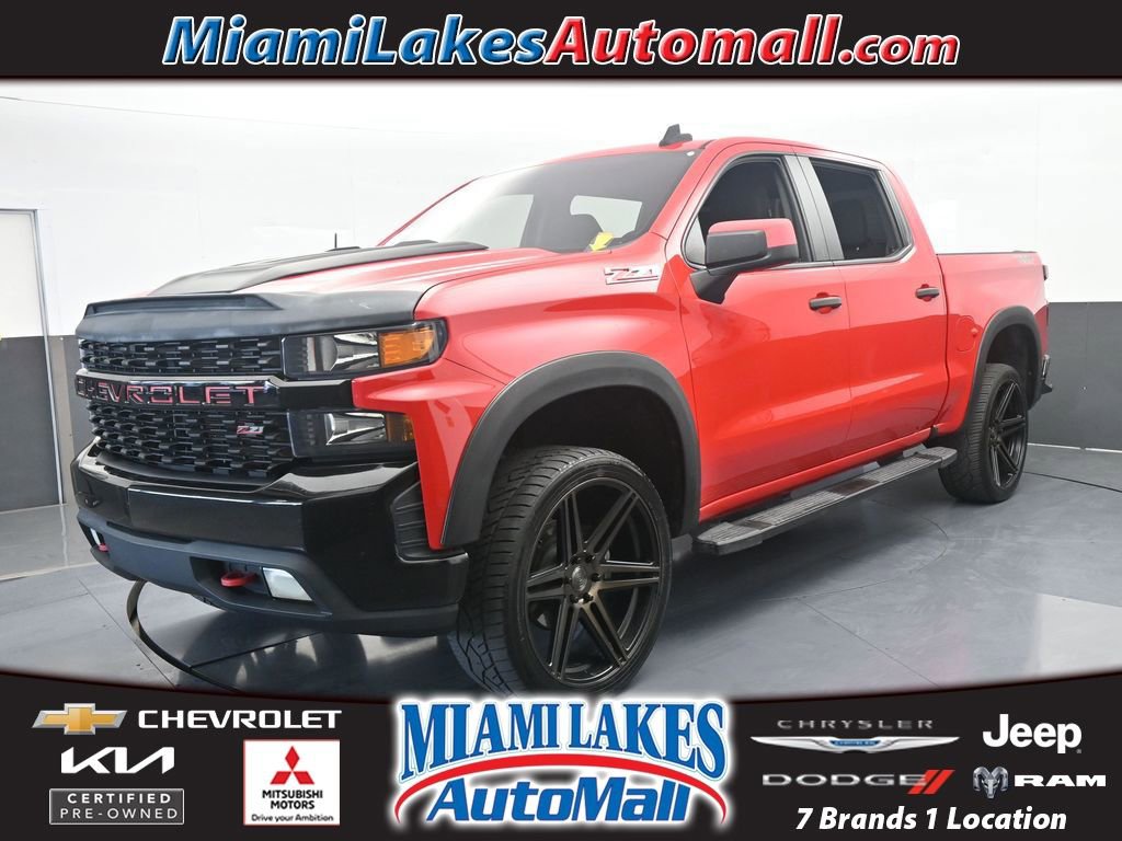 Used 2021 Chevrolet Silverado 1500 Custom Trail Boss AWD/4WD image 1
