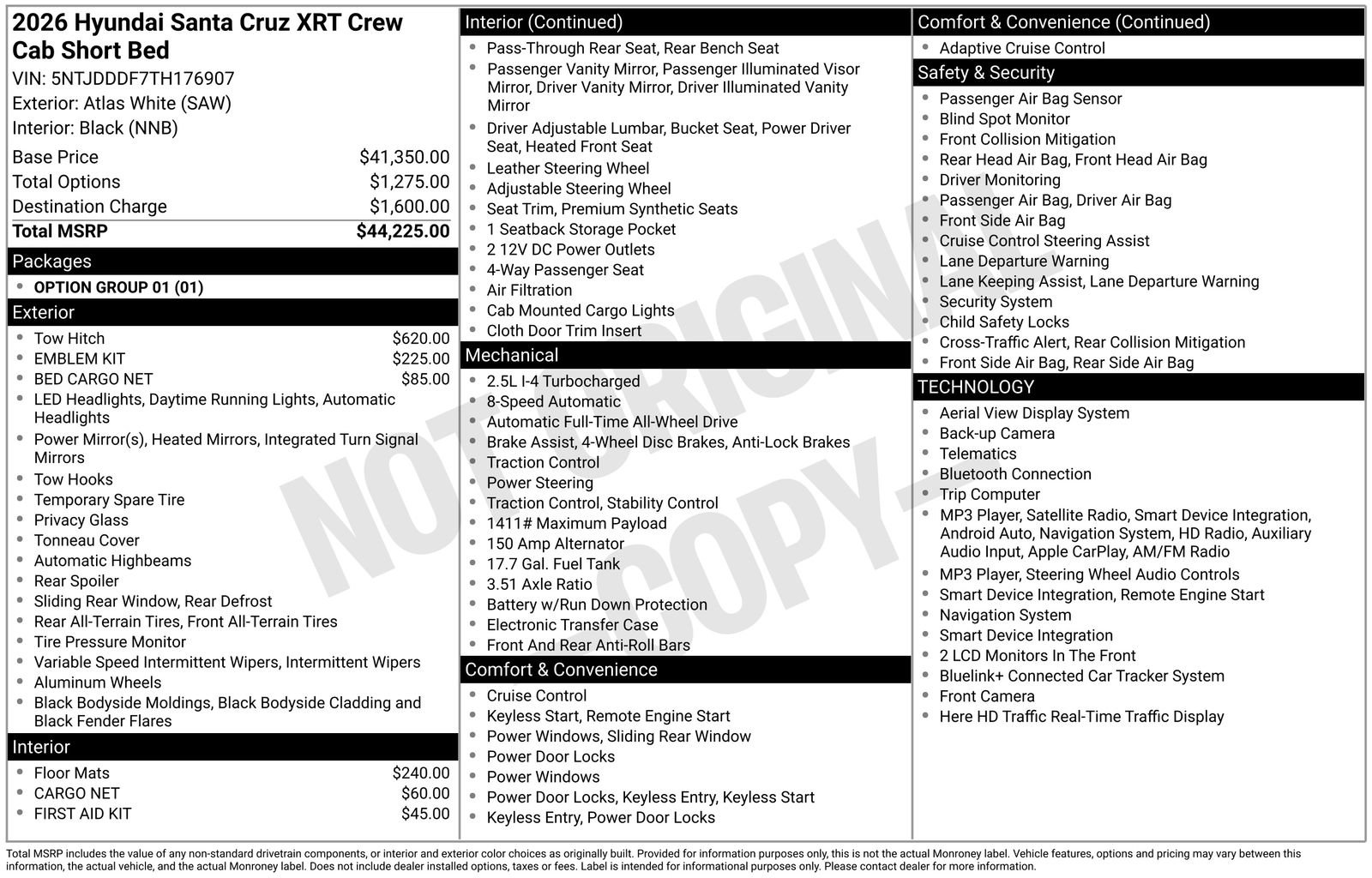 New 2026 Hyundai Santa Cruz XRT AWD/4WD image 20