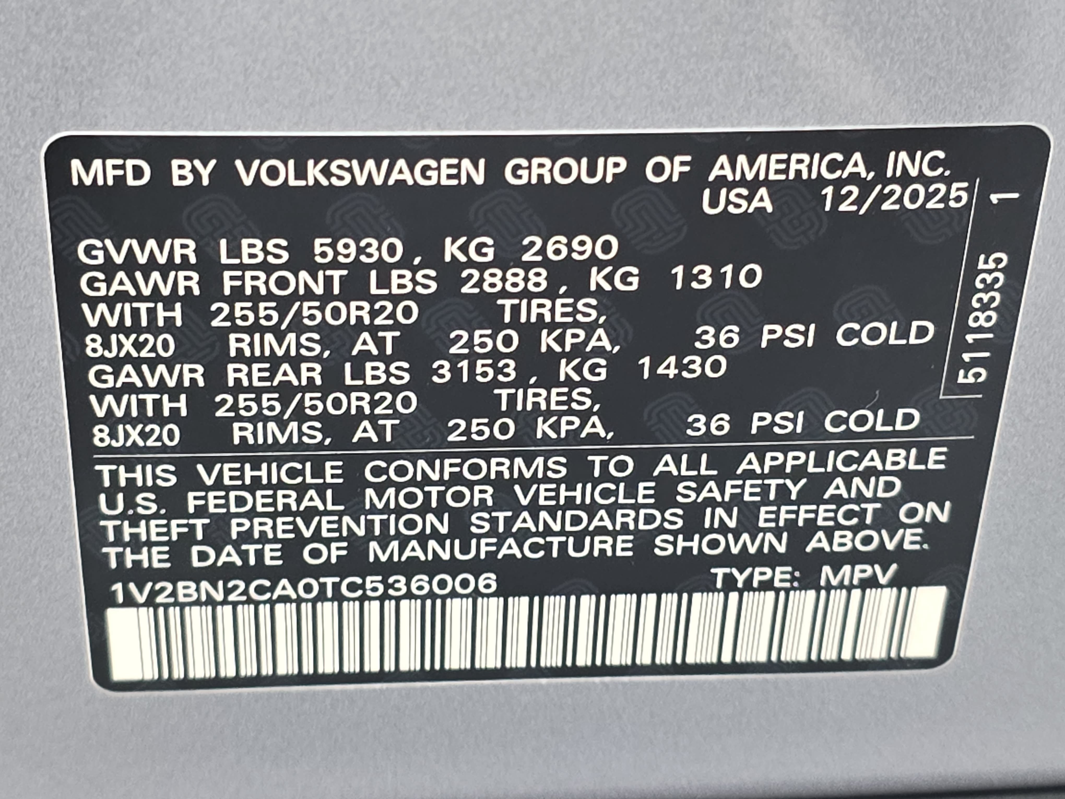 New 2026 Volkswagen Atlas SEL AWD/4WD image 37