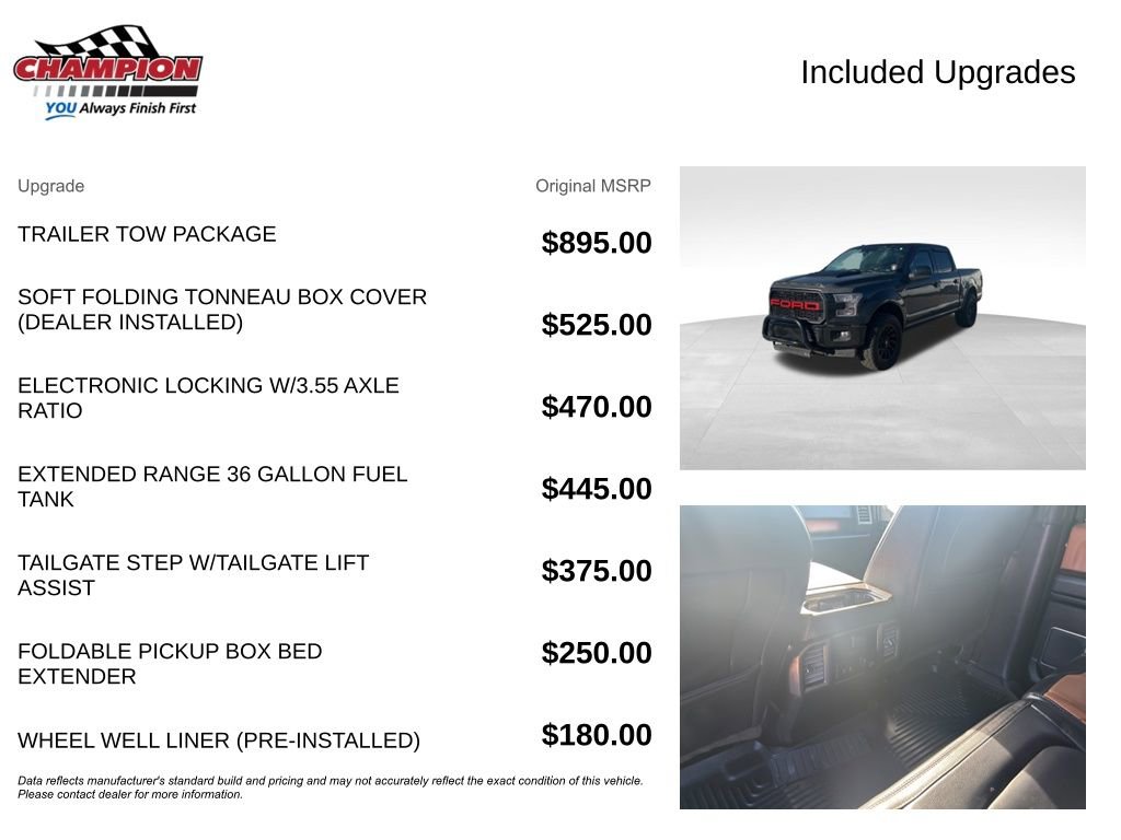 Used 2017 Ford F150 Limited w/ Trailer Tow Package image 4
