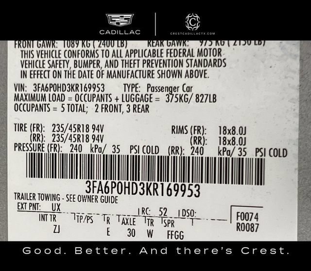 Used 2019 Ford Fusion SE w/ Equipment Group 151A FWD image 27