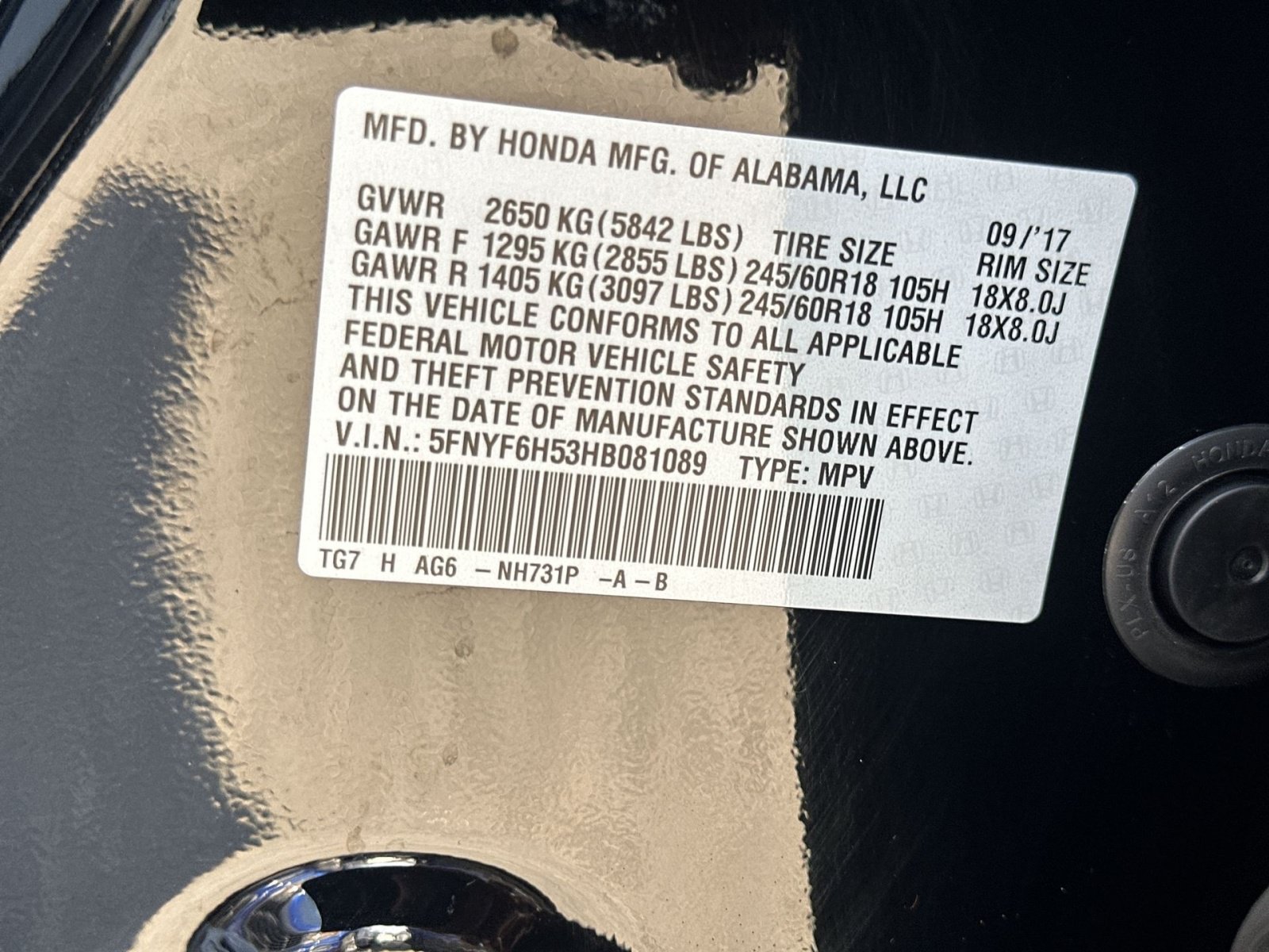 Used 2017 Honda Pilot EX-L image 37