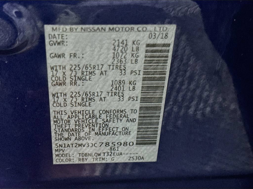 Used 2018 Nissan Rogue SV AWD/4WD image 34