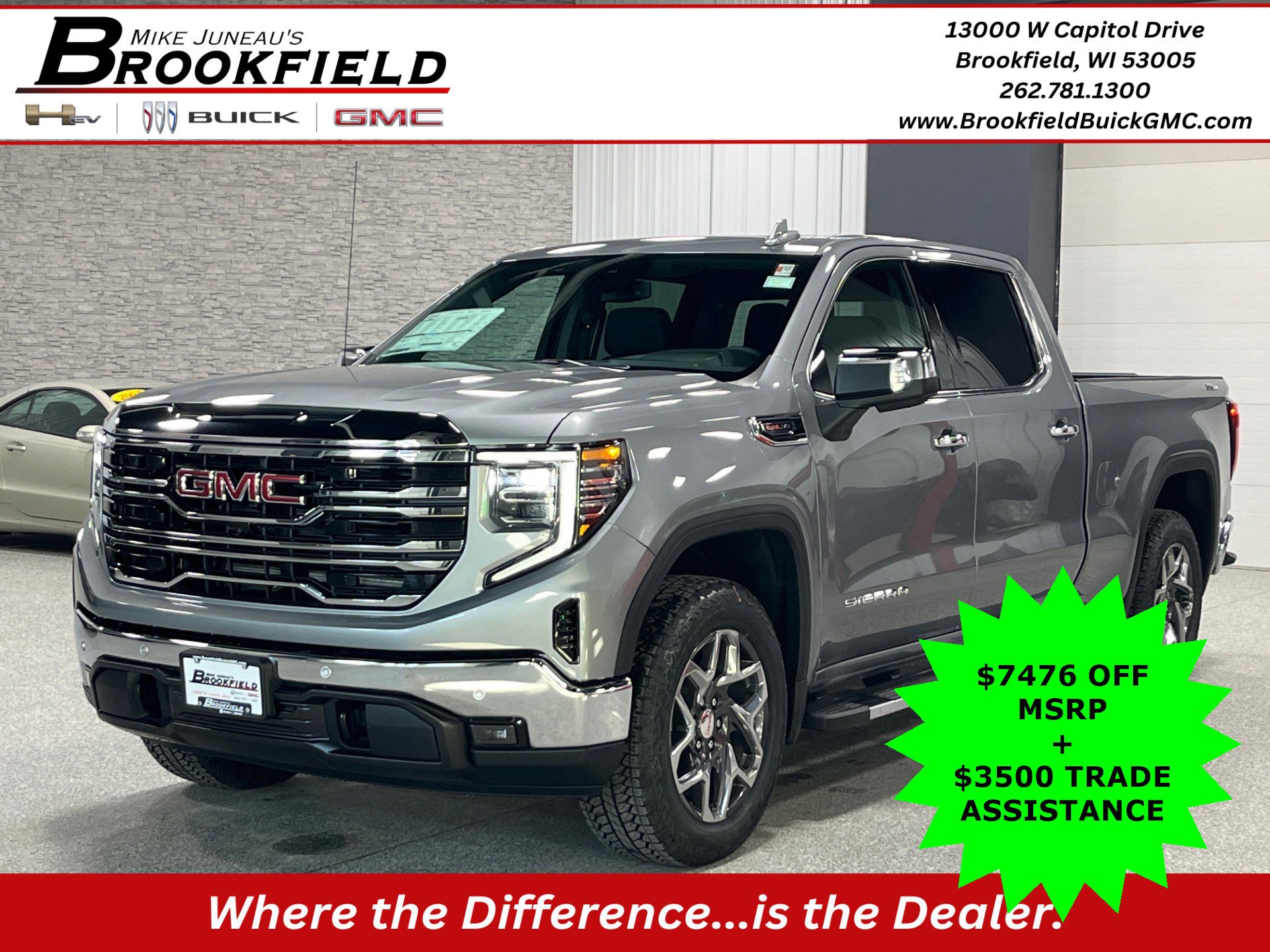 New 2026 GMC Sierra 1500 SLT w/ SLT Premium Plus Package AWD/4WD image 1