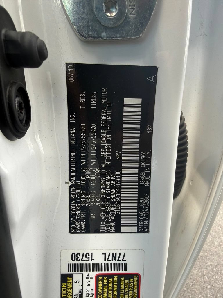 Used 2019 Toyota Sequoia TRD Sport w/ TRD Sport Premium Package AWD/4WD image 9