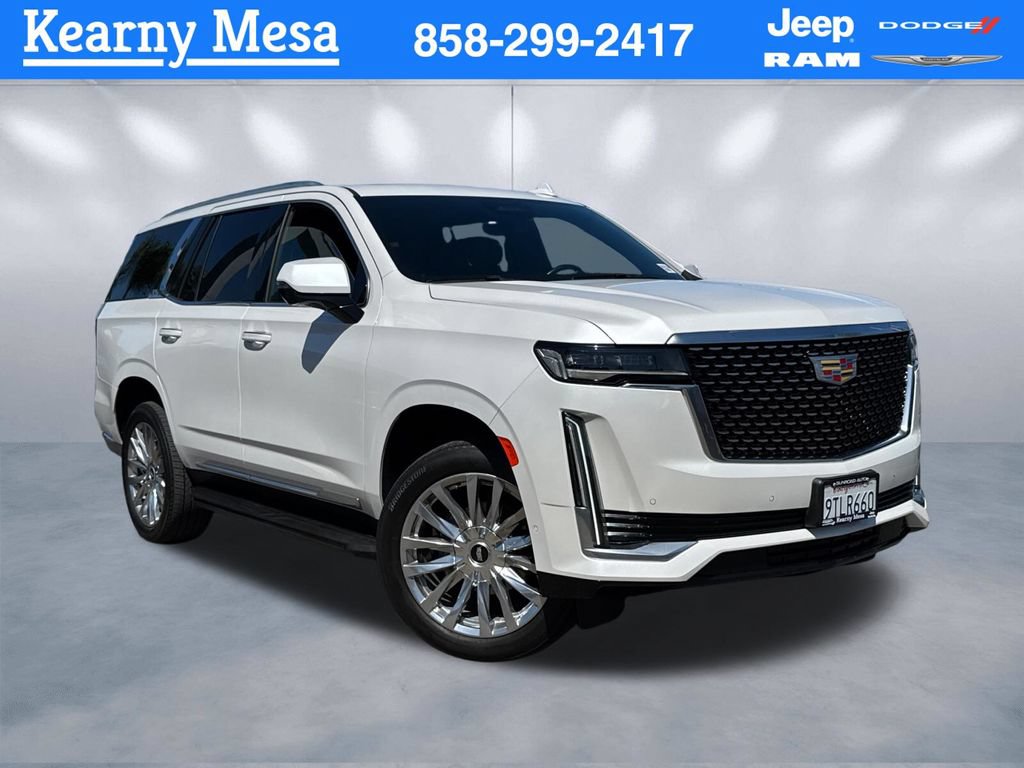 Used 2021 Cadillac Escalade Premium Luxury w/ Performance Package RWD image 1