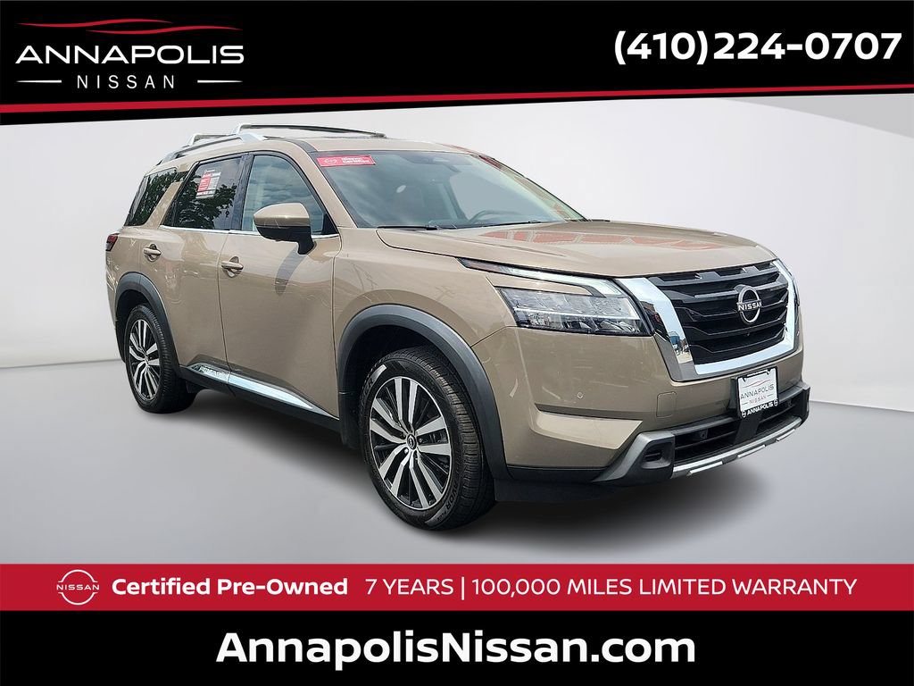 Certified 2023 Nissan Pathfinder Platinum w/ Cargo Package FWD image 1
