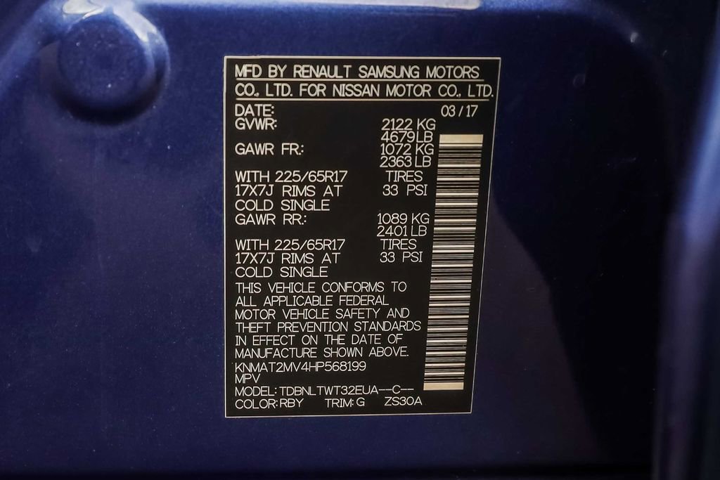 Used 2017 Nissan Rogue SV w/ SV Premium Package image 29