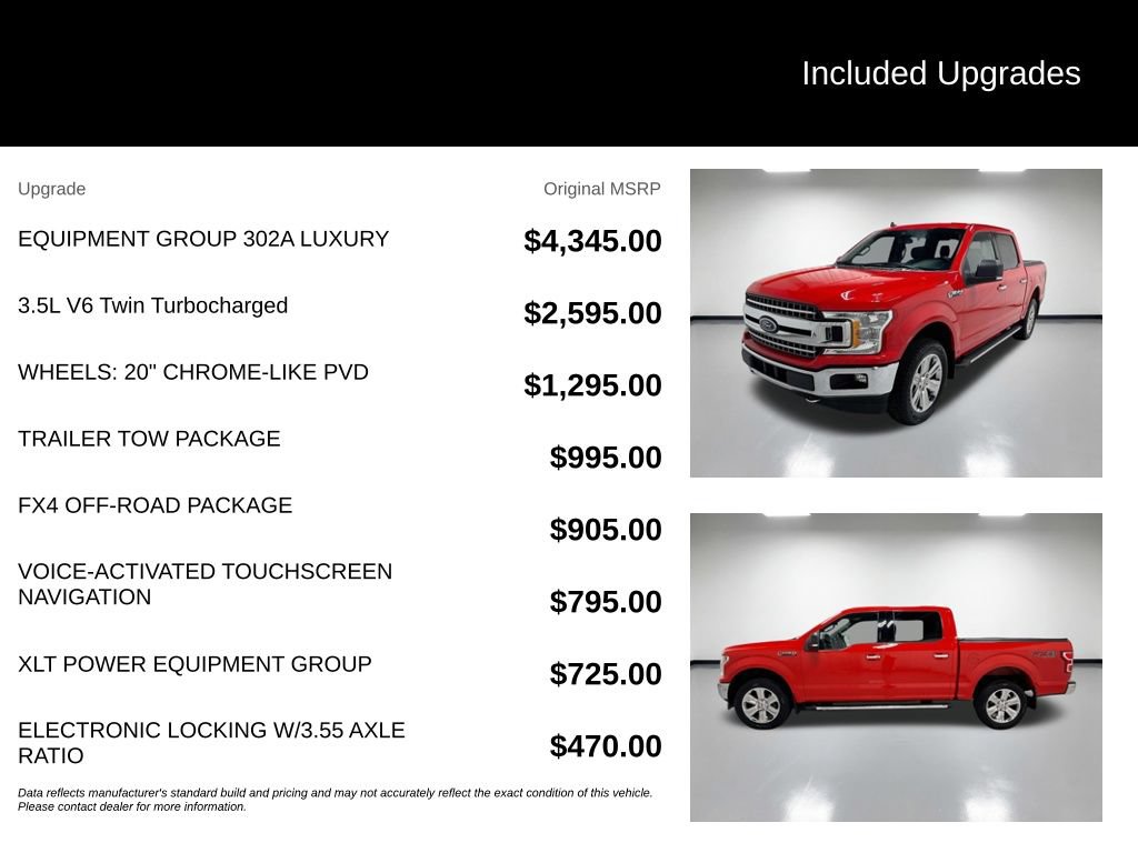 Used 2019 Ford F150 XLT w/ Equipment Group 302A Luxury AWD/4WD image 7