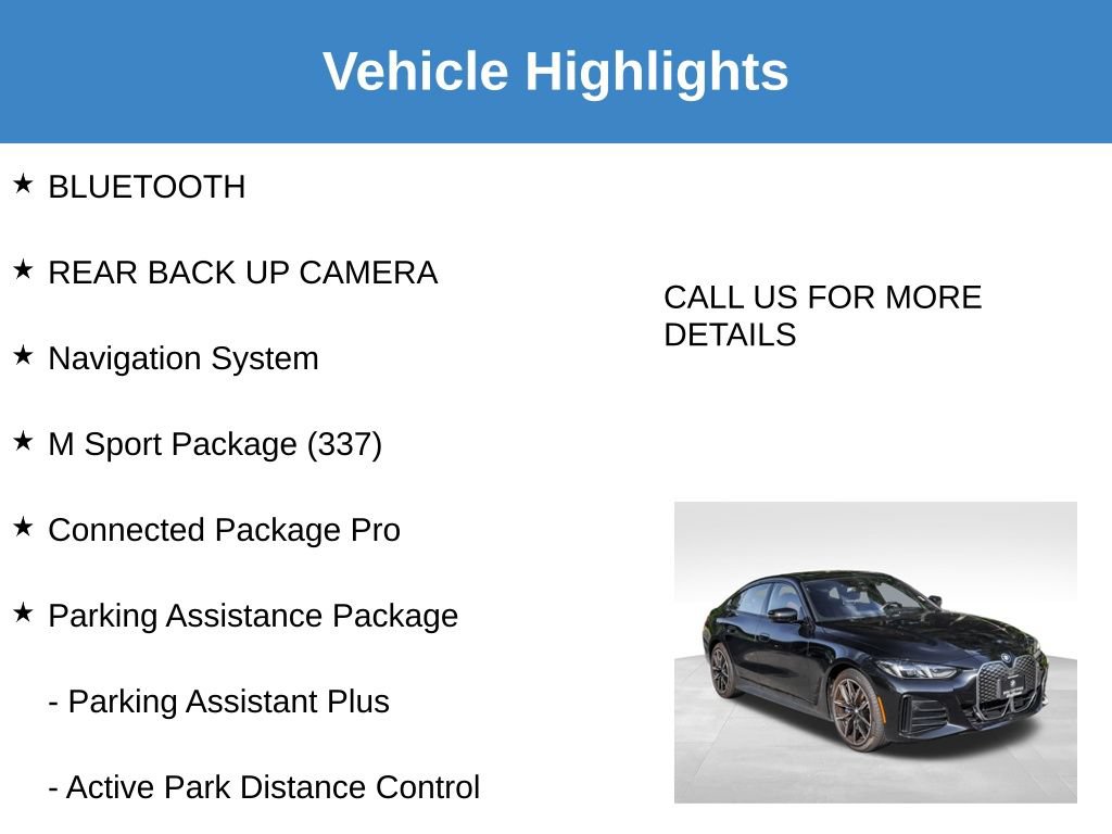 Used 2025 BMW i4 xDrive40i w/ M Sport Package AWD/4WD image 8