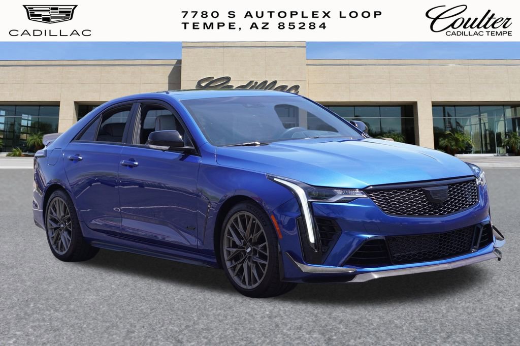 Certified 2023 Cadillac CT4 V Blackwing w/ Technology Package RWD image 4