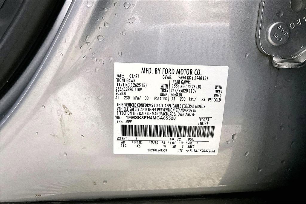 Used 2021 Ford Explorer Limited w/ Equipment Group 301A image 33