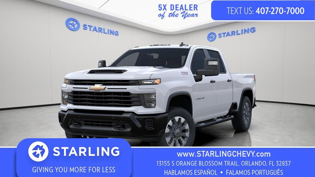 New 2026 Chevrolet Silverado 2500 Custom w/ Custom Value Package AWD/4WD image 1