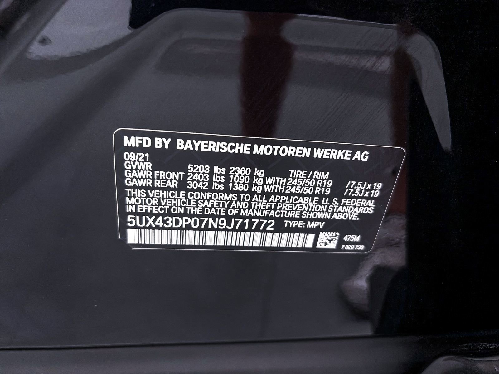 Used 2022 BMW X3 sDrive30i w/ Convenience Package RWD image 42
