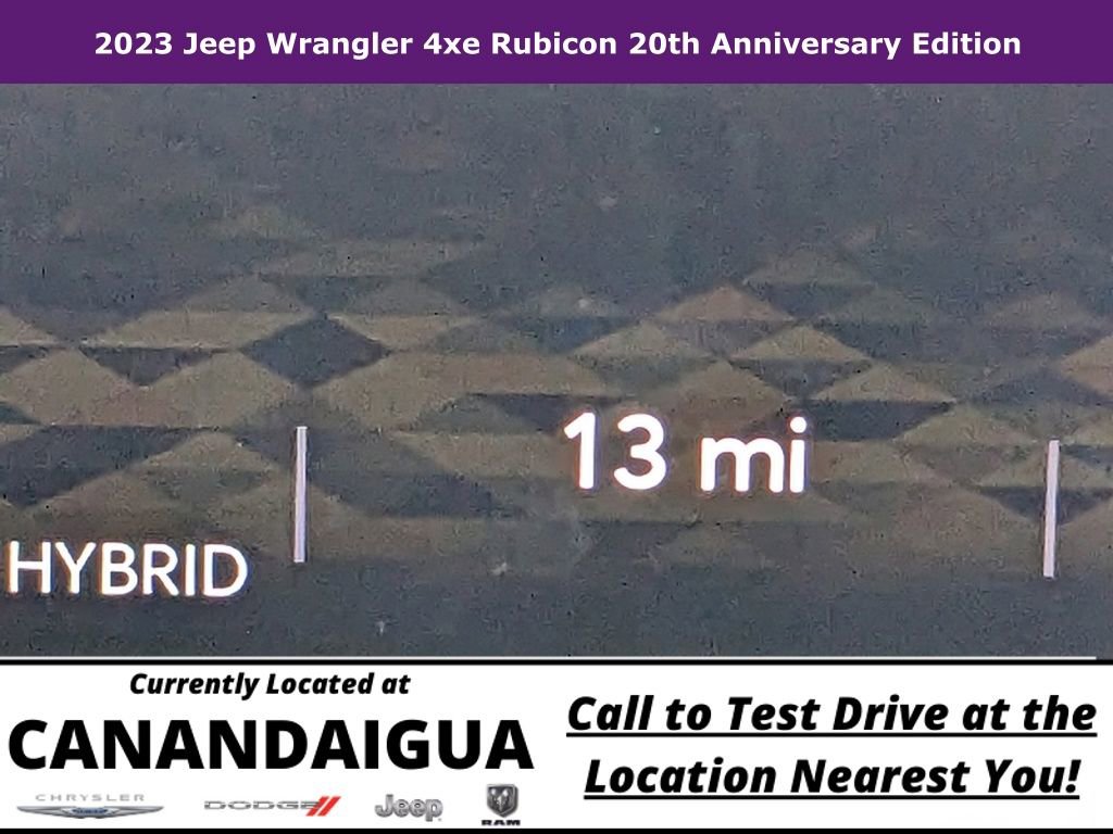 New 2023 Jeep Wrangler Unlimited Rubicon 4xe AWD/4WD image 30