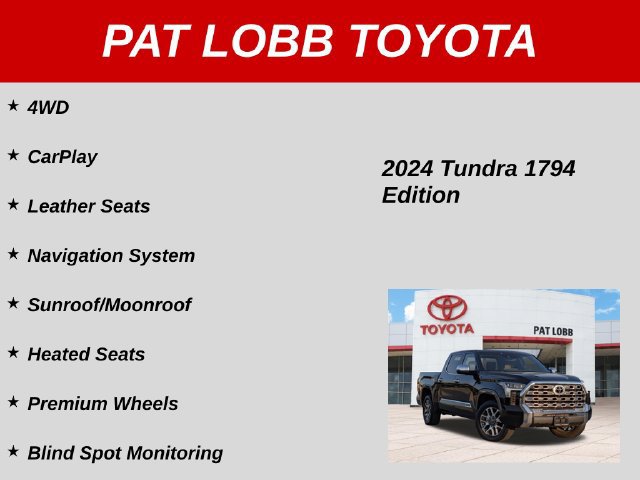 Used 2024 Toyota Tundra 1794 Edition AWD/4WD image 38