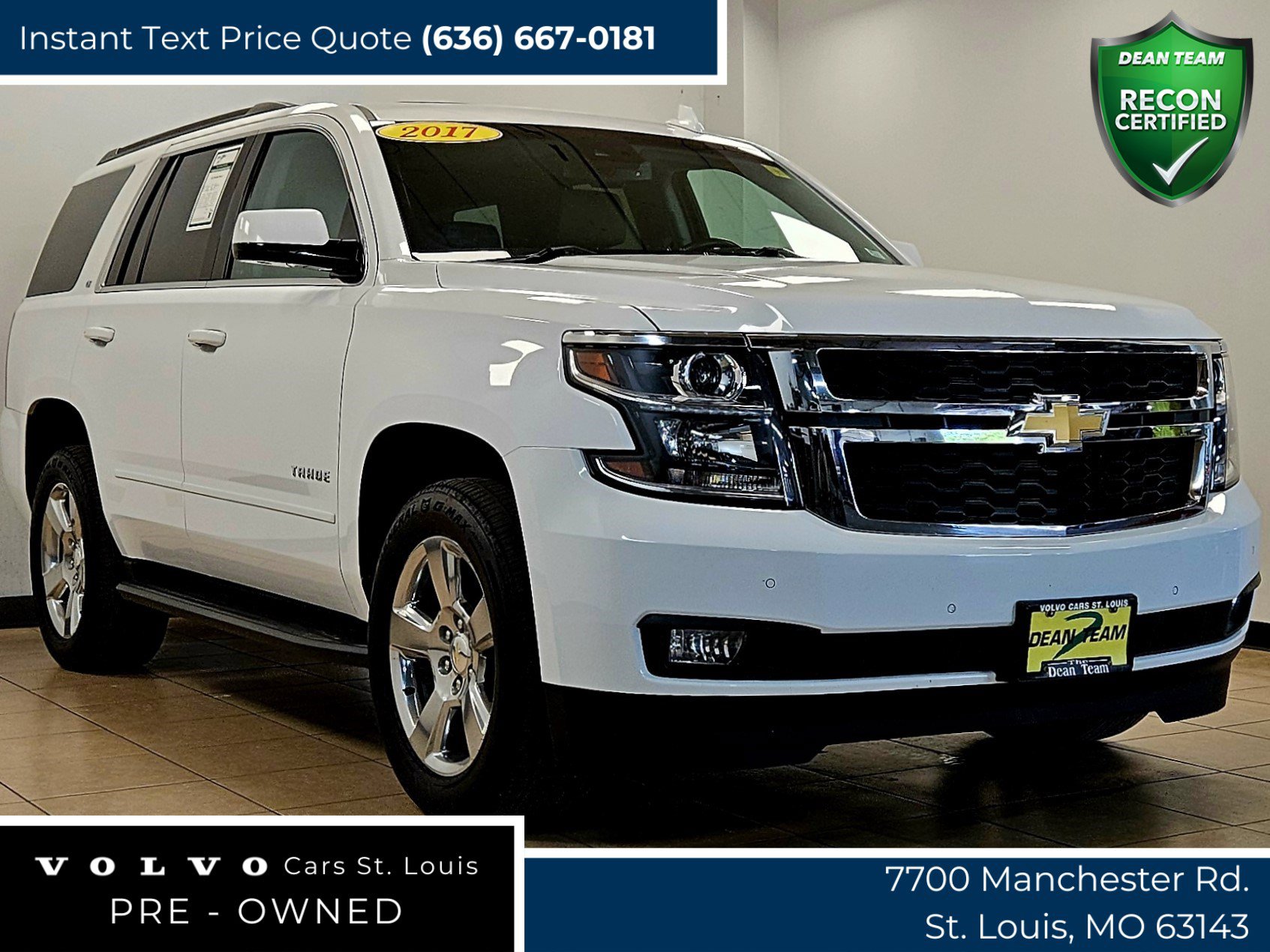 Used 2017 Chevrolet Tahoe LT AWD/4WD image 1