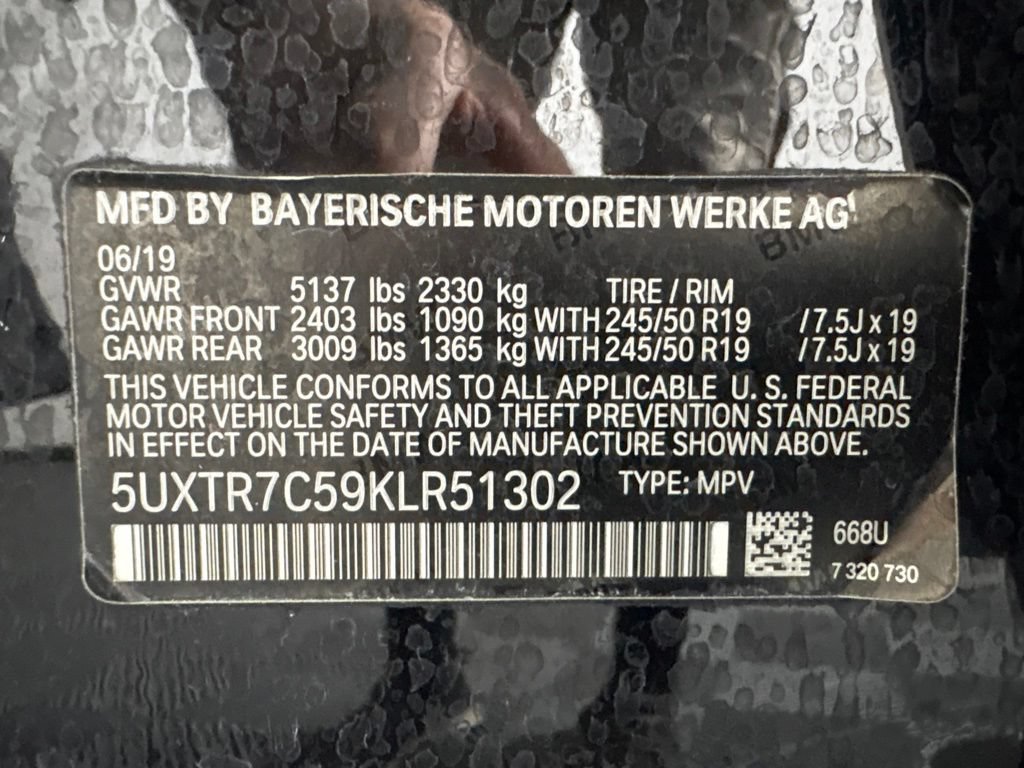 Used 2019 BMW X3 sDrive30i RWD image 34