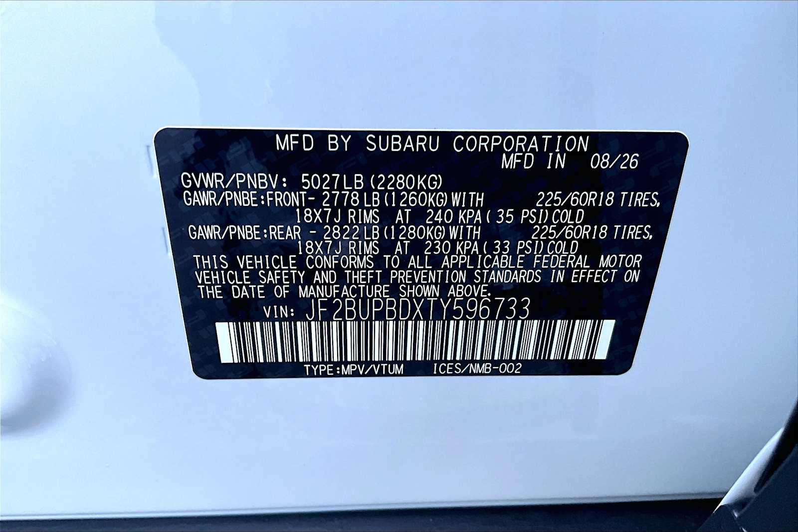 New 2026 Subaru Outback Premium AWD/4WD image 19