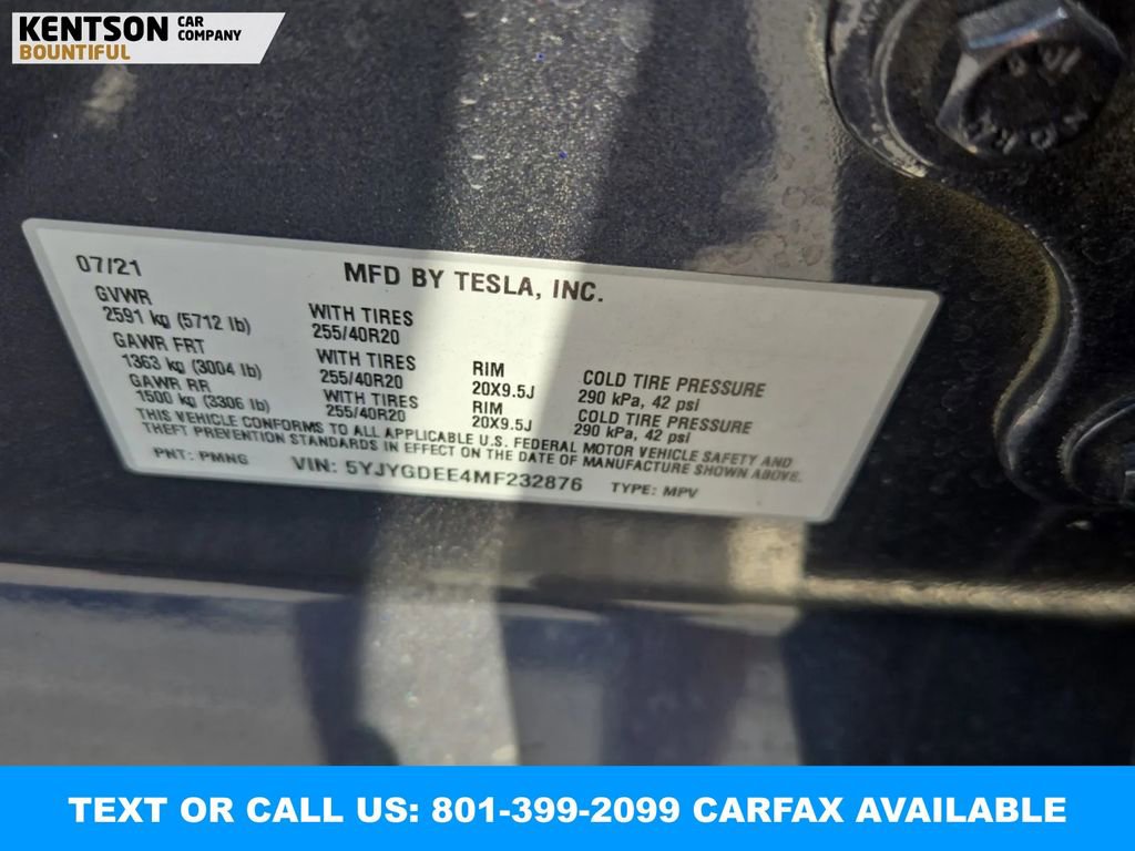 Used 2021 Tesla Model Y Long Range AWD/4WD image 11