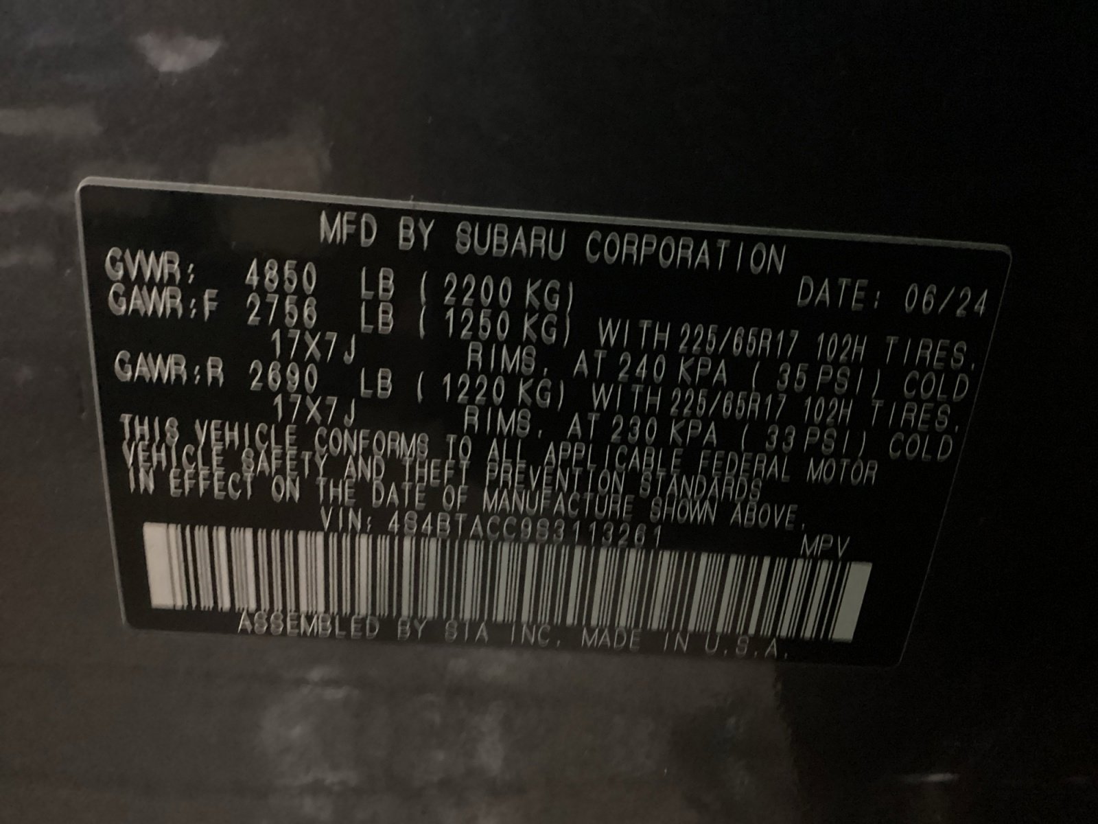 Certified 2025 Subaru Outback Premium image 16