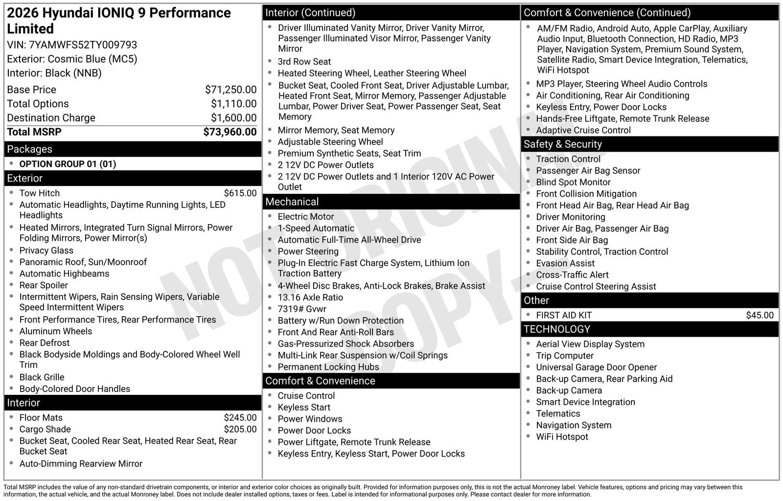 New 2026 Hyundai Ioniq 9 Limited image 30