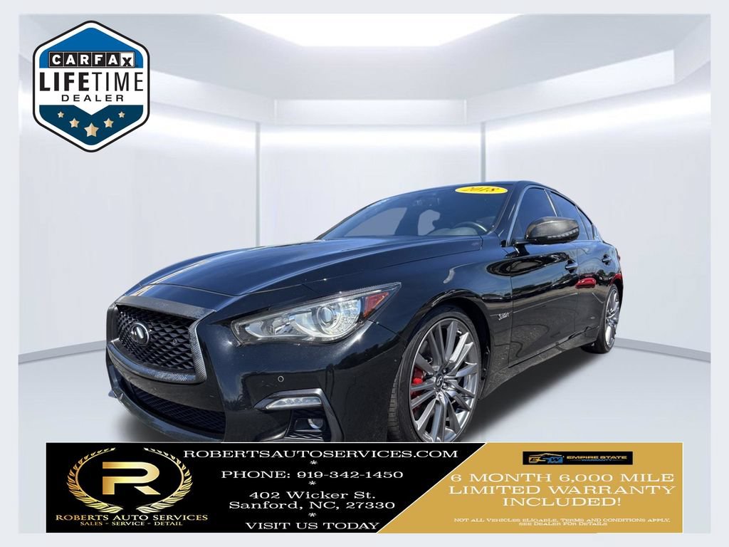 Used 2018 INFINITI Q50 Red Sport 400 AWD/4WD 360° Tour