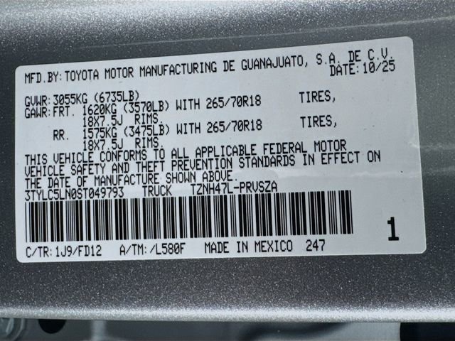 New 2025 Toyota Tacoma TRD Off-Road image 16